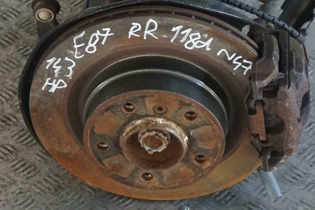 N47 Rear Right O/S Suspension Leg Axle Brake Disc to BMW 1 Series E87 LCI 118d with Part number 6774810 BMW 1 Series E87 LCI 118d N47 Rear Right O/S Suspension Leg Axle Brake Disc - SKU 6774810-17 - Part number 6774810