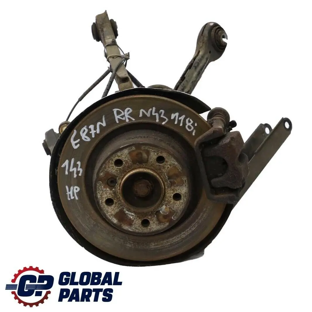 N43 Rear Right O/S Spring Strut Leg Brake Suspension Hub to BMW 1 Series E87 118i with Part number 6774810 BMW 1 Series E87 118i N43 Rear Right O/S Spring Strut Leg Brake Suspension Hub - SKU 6774810-19 - Part number 6774810