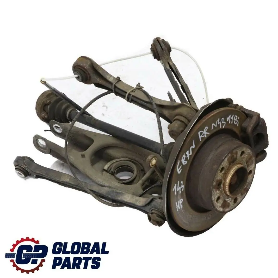 N43 Muelle Trasero Derecho Pata Freno Bujes Suspensión para BMW E87 118i con número de pieza 6774810 BMW E87 118i N43 Muelle Trasero Derecho Pata Freno Bujes Suspensión - SKU 6774810-19 - Número de pieza 6774810