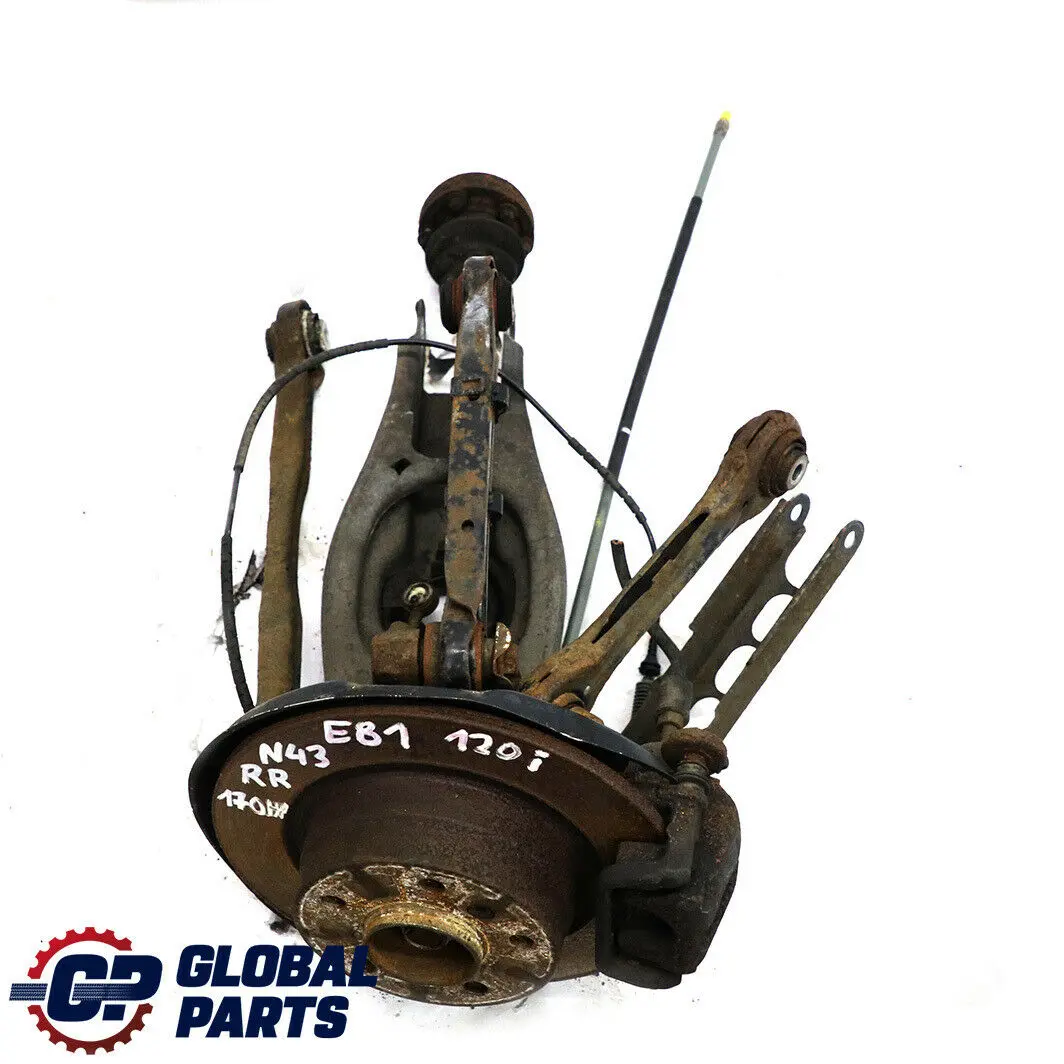 N43 Trasera Derecha Spring Strut Pierna Freno Suspension Hub para BMW E87 LCI 120i con número de pieza 6774810 BMW E87 LCI 120i N43 Trasera Derecha Spring Strut Pierna Freno Suspension Hub - SKU 6774810-21 - Número de pieza 6774810