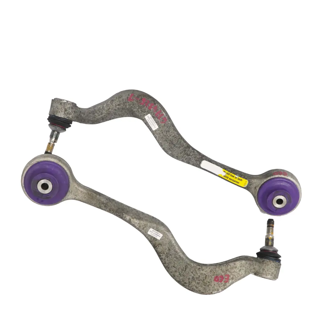 Delantero Izquierdo Derecho Tension Strut Wishbone Control Arm Set para BMW E60 E61 con número de pieza 6774826 BMW E60 E61 Delantero Izquierdo Derecho Tension Strut Wishbone Control Arm Set - SKU 6774826-1 - Número de pieza 6774826