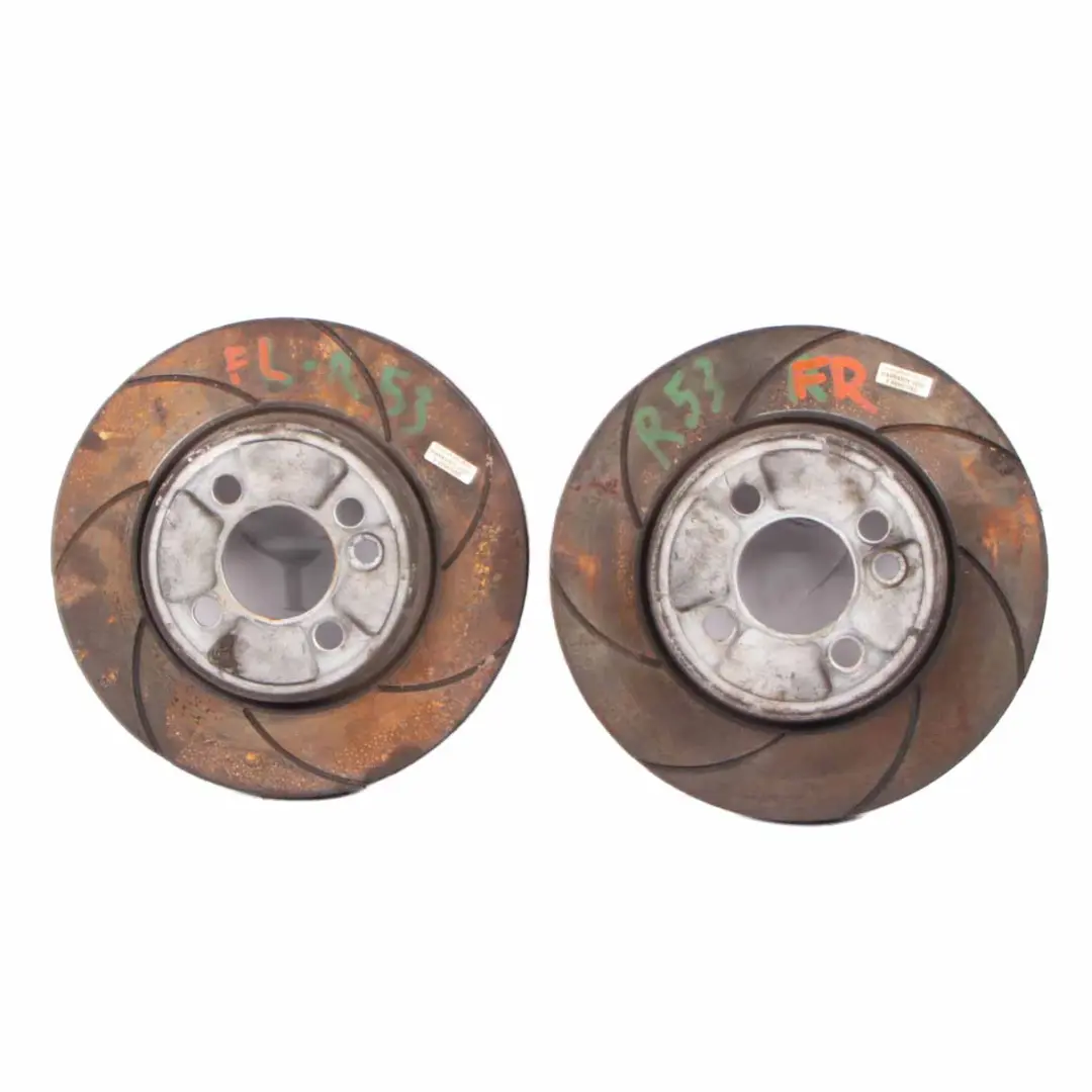Brake Disc Set Mini R50 R52 R53 Front Rear Wheel Brake Disc 276X22 259X10 to with Part number 6774987 Brake Disc Set Mini R50 R52 R53 Front Rear Wheel Brake Disc 276X22 259X10 - SKU 6774987-3 - Part number 6774987