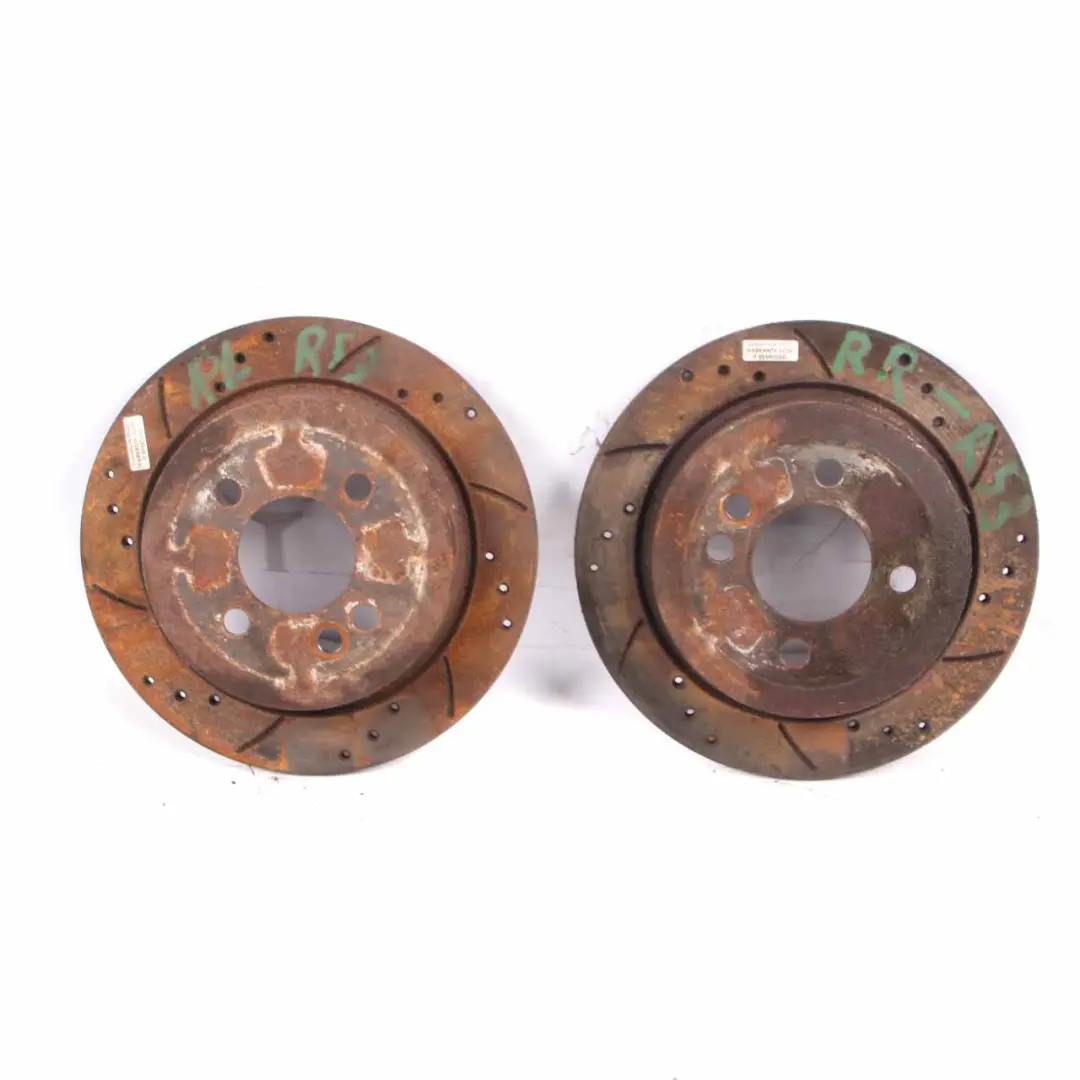 Brake Disc Set Mini R50 R52 R53 Front Rear Wheel Brake Disc 276X22 259X10 to with Part number 6774987 Brake Disc Set Mini R50 R52 R53 Front Rear Wheel Brake Disc 276X22 259X10 - SKU 6774987-3 - Part number 6774987