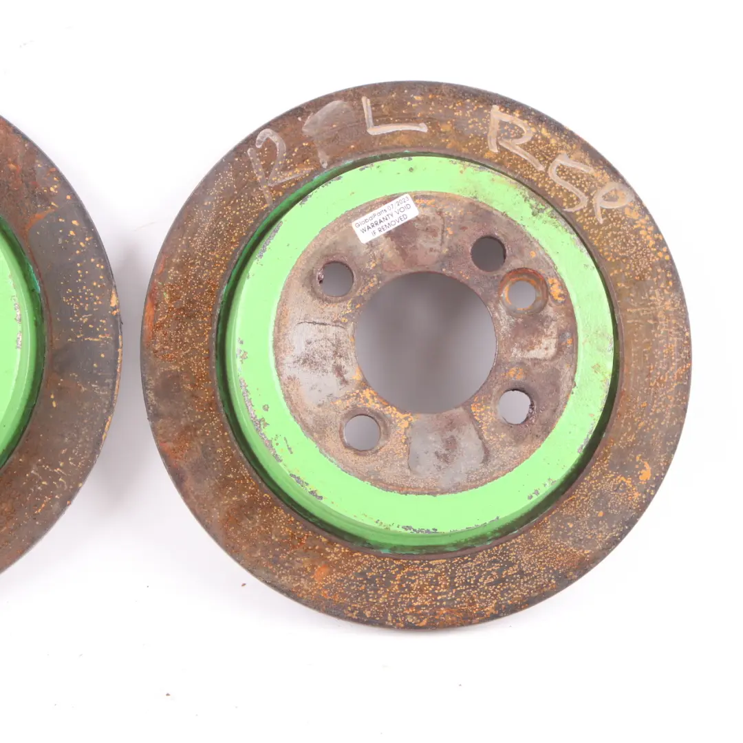 Brake Disc Set Mini R50 R53 R55 R56 Perforated Brake Disc Rear Wheel 259X10 to with Part number 6774987 Brake Disc Set Mini R50 R53 R55 R56 Perforated Brake Disc Rear Wheel 259X10 - SKU 6774987 - Part number 6774987