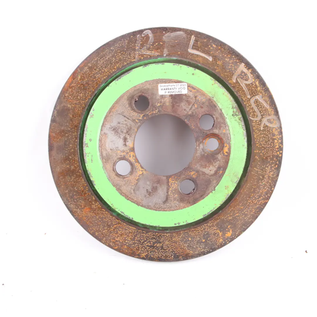 Brake Disc Set Mini R50 R53 R55 R56 Perforated Brake Disc Rear Wheel 259X10 to with Part number 6774987 Brake Disc Set Mini R50 R53 R55 R56 Perforated Brake Disc Rear Wheel 259X10 - SKU 6774987 - Part number 6774987