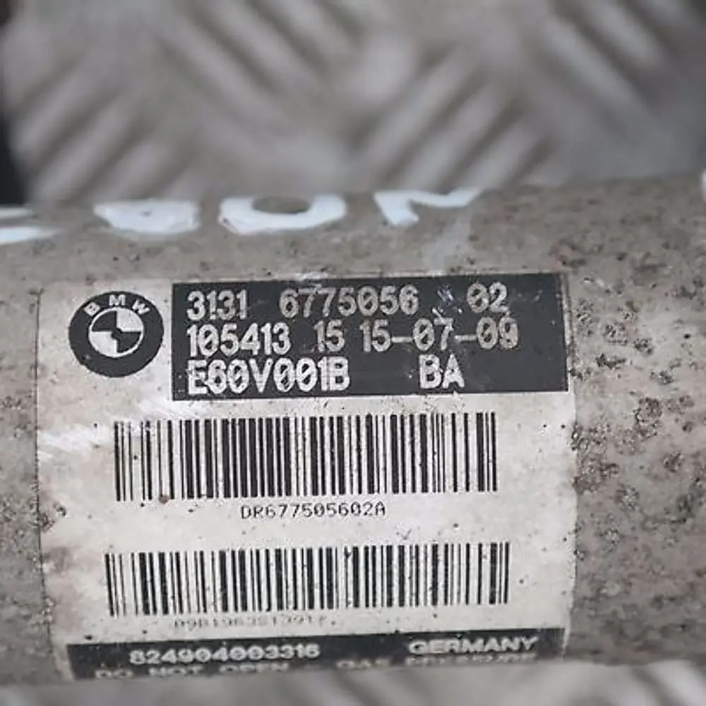 BMW E60 LCI 525i N53 Zwrotnica amortyzator prawy - SKU 6775056 - Numer Części 31306775056