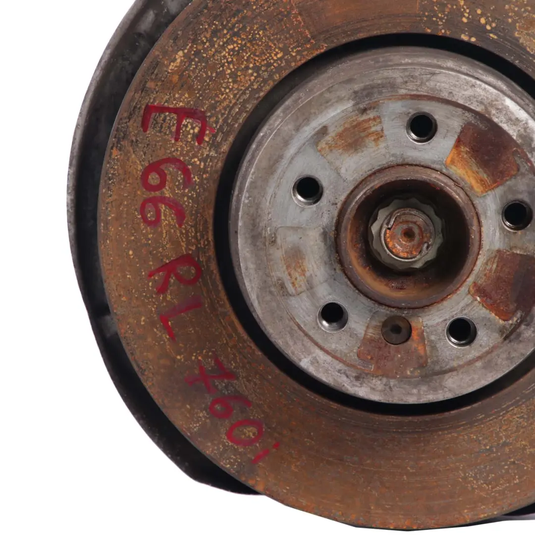 BMW E65 760i N73 Rear Left N/S Suspension Wheel Hub Leg Axle Brake Caliper Disc - SKU 6775079-1 - Part number 6775079