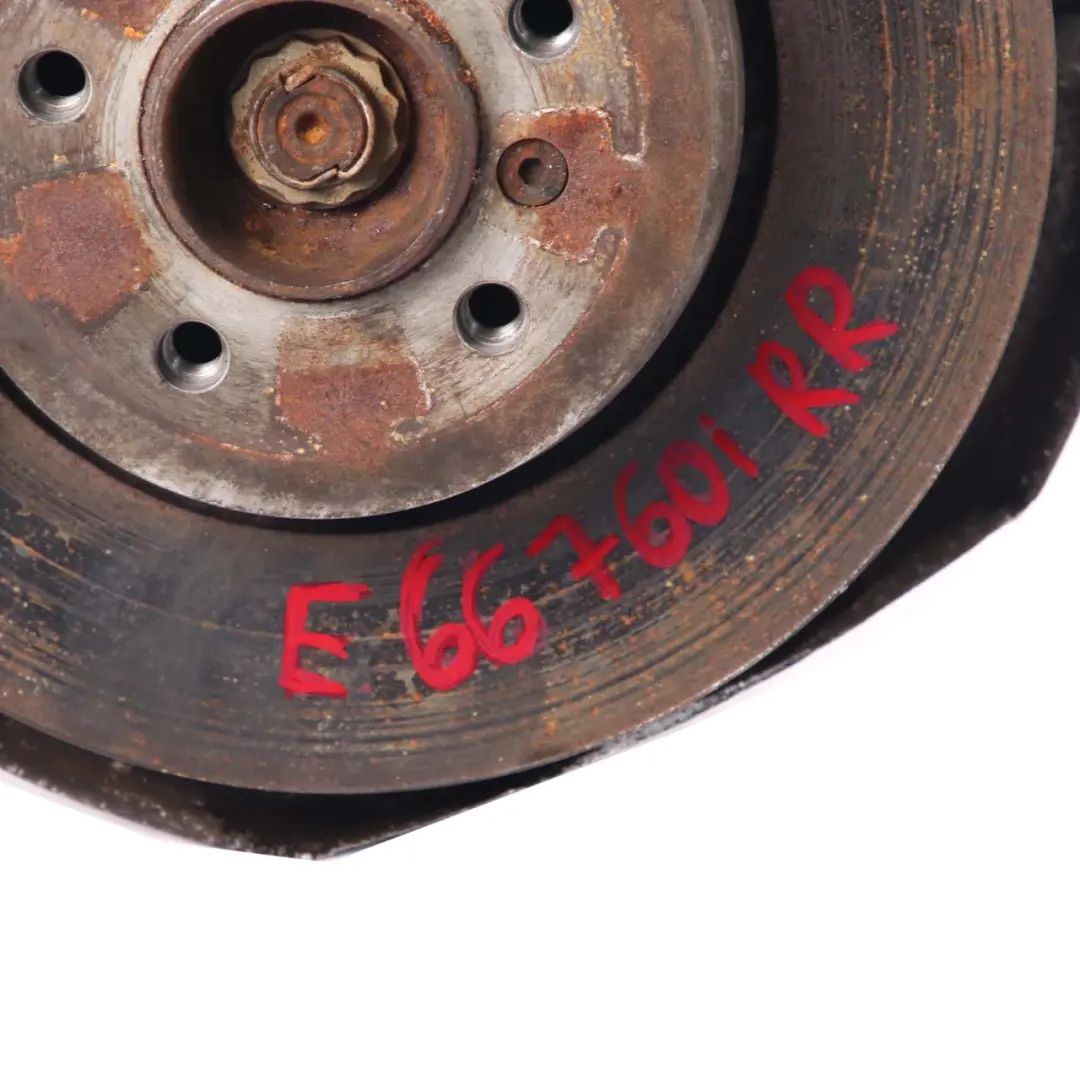 BMW E65 760i N73 Rear Right O/S Suspension Wheel Hub Leg Axle Brake Caliper Disc - SKU 6775080-1 - Part number 6775080