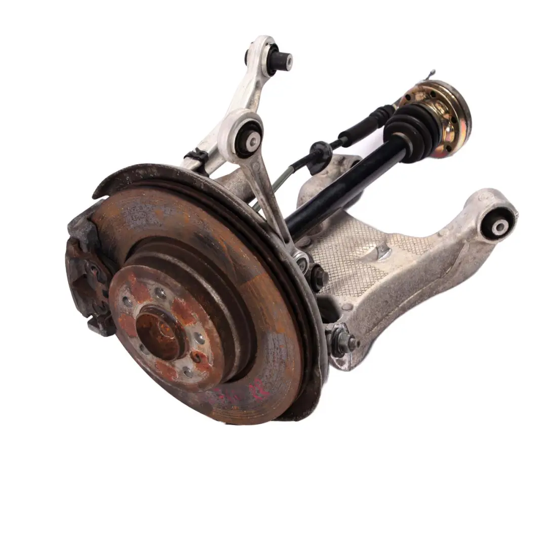 BMW E65 760i N73 Rear Right O/S Suspension Wheel Hub Leg Axle Brake Caliper Disc - SKU 6775080-1 - Part number 6775080