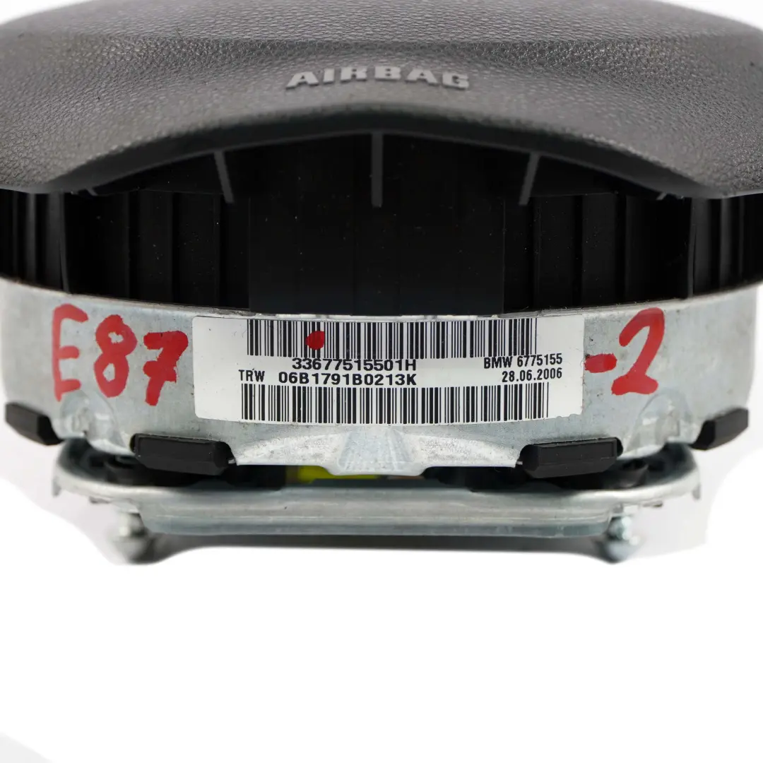 Poduszka powietrzna kierowcy airbag do BMW E81 E87 o numerze 6775155 BMW E81 E87 Poduszka powietrzna kierowcy airbag - SKU 6775155-2 - Numer Części 6775155