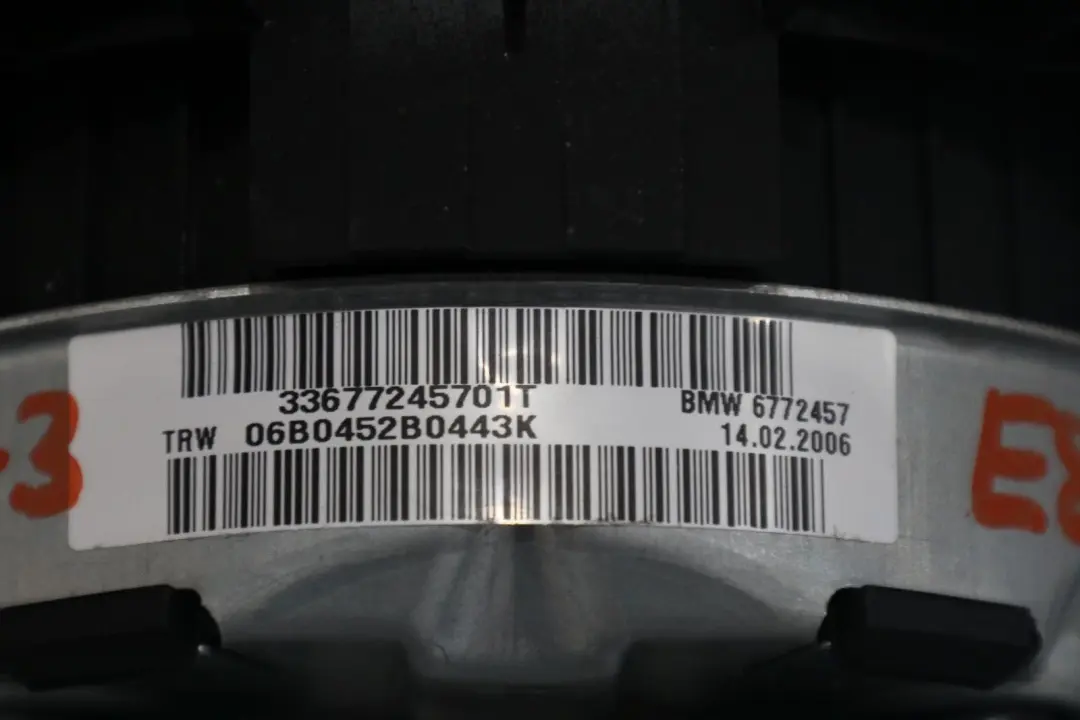 BMW 1 SERIES E81 E82 E87 E88 Steering Wheel Air Module Bag Driver's Side 6775155 - SKU 6775155-3 - Part number 6763080