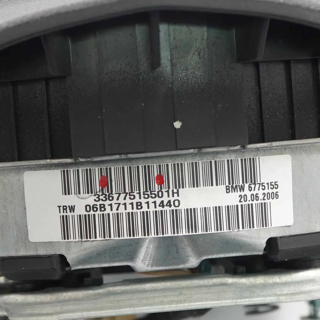 Steering Wheel Airbag Module Driver's Side to BMW 1 Series E81 E82 E87 E88 with Part number 6775155 BMW 1 Series E81 E82 E87 E88 Steering Wheel Airbag Module Driver's Side - SKU 6775155 - Part number 6775155