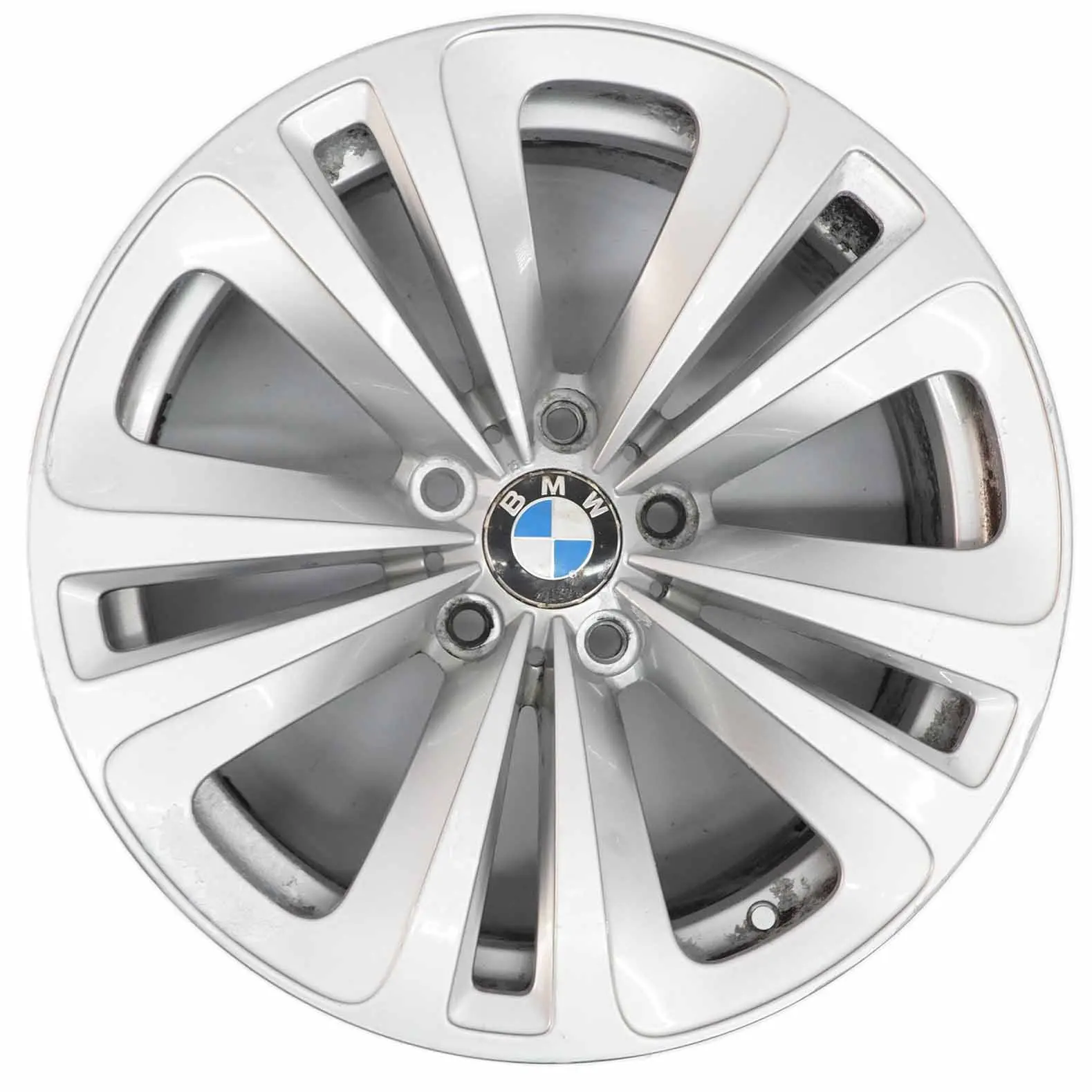 Cerchio Ruota BMW F01 F07 F12 Argento Lega 18" Doppie Razze 234 8J Et:30 6775403