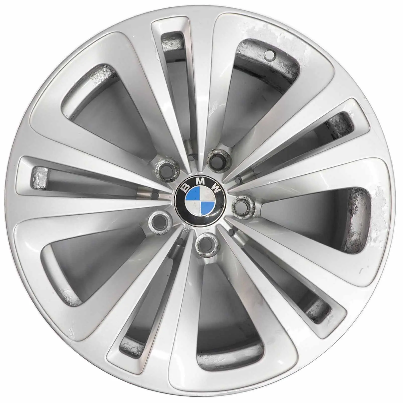 Cerchio Ruota BMW F01 F07 F12 Argento Lega 18" Doppie Razze 234 8J Et:30 6775403