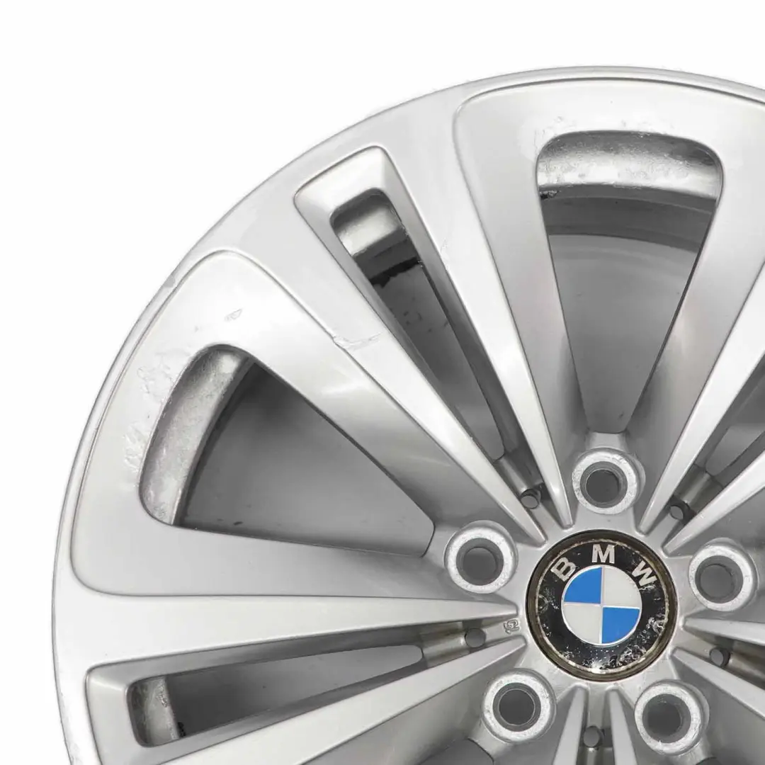 Rim BMW F01 F07 F12 Silver Alloy 18" Dual Spoke 234 8J ET:30 to Wheel with Part number 6775403 Wheel Rim BMW F01 F07 F12 Silver Alloy 18" Dual Spoke 234 8J ET:30 - SKU 6775403-4 - Part number 6775403