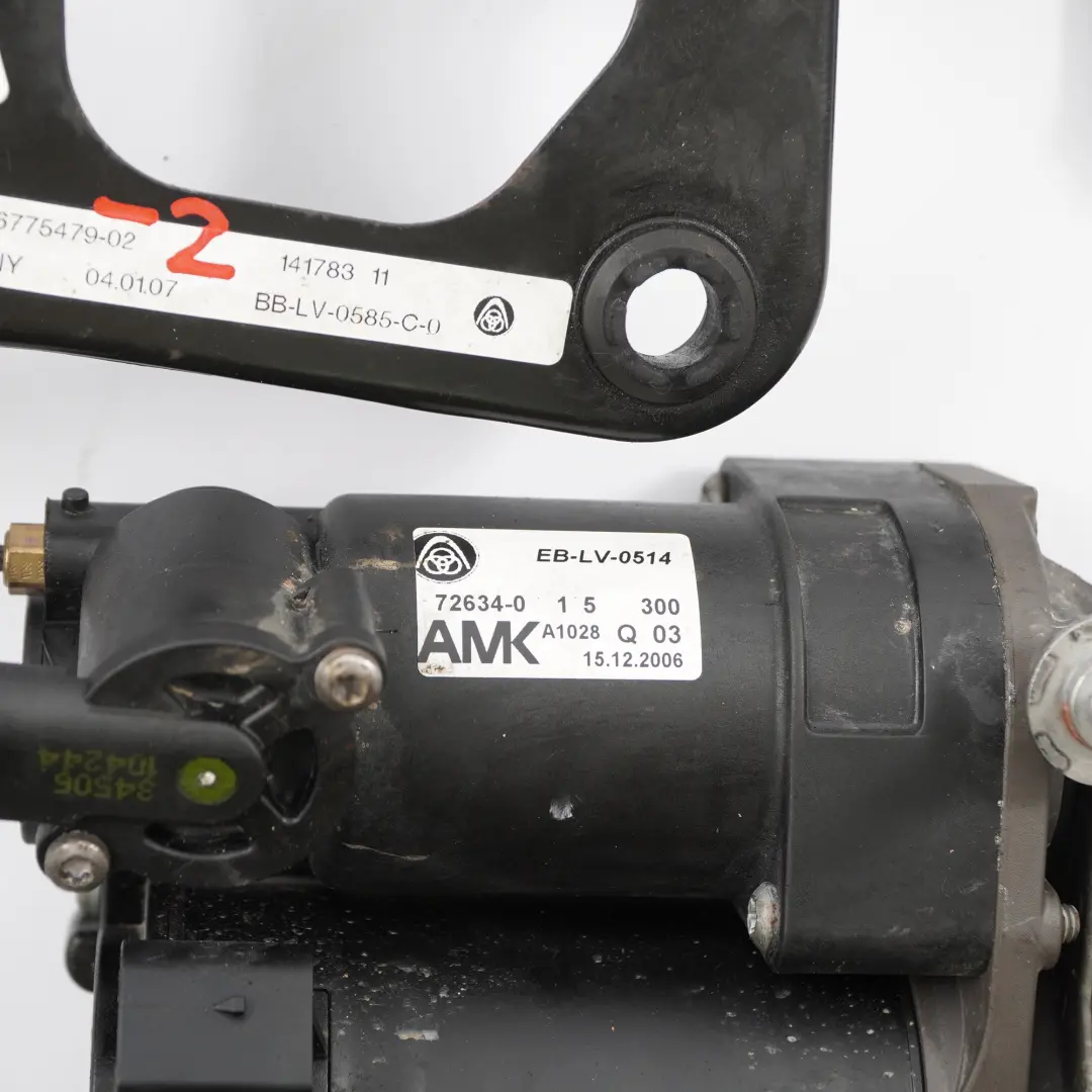 Dispositivo alimentazione aria Sospensione Compressore Motore per BMW X5 E70 con numero di parte 6775479 BMW X5 E70 Dispositivo alimentazione aria Sospensione Compressore Motore - SKU 6775479-2 - Numero di parte 6775479