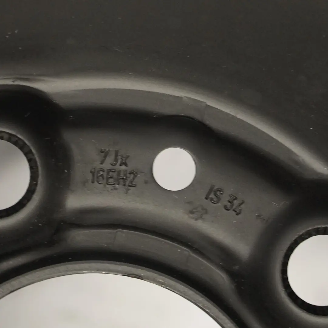 llanta de acero negro 16 "7J ET:34 para BMW E90 E91 E92 E93 con número de pieza 6775592 BMW E90 E91 E92 E93 llanta de acero negro 16 "7J ET:34 - SKU 6775592-1 - Número de pieza 6775592