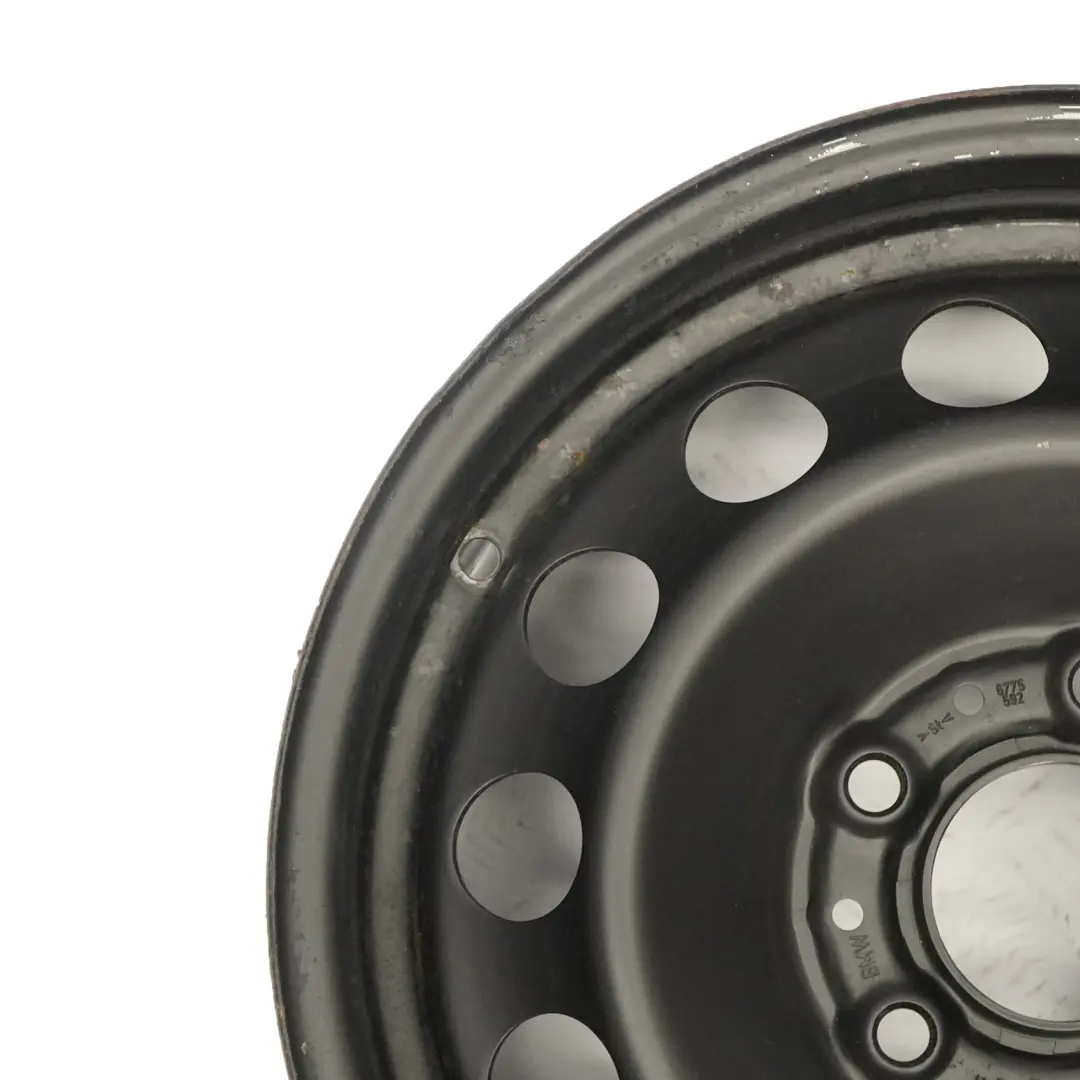 Steel Rim Wheel 16" ET:34 7J to BMW 3 Series E90 E91 E92 E93 Black with Part number 6775592 BMW 3 Series E90 E91 E92 E93 Black Steel Rim Wheel 16" ET:34 7J - SKU 6775592-1 - Part number 6775592
