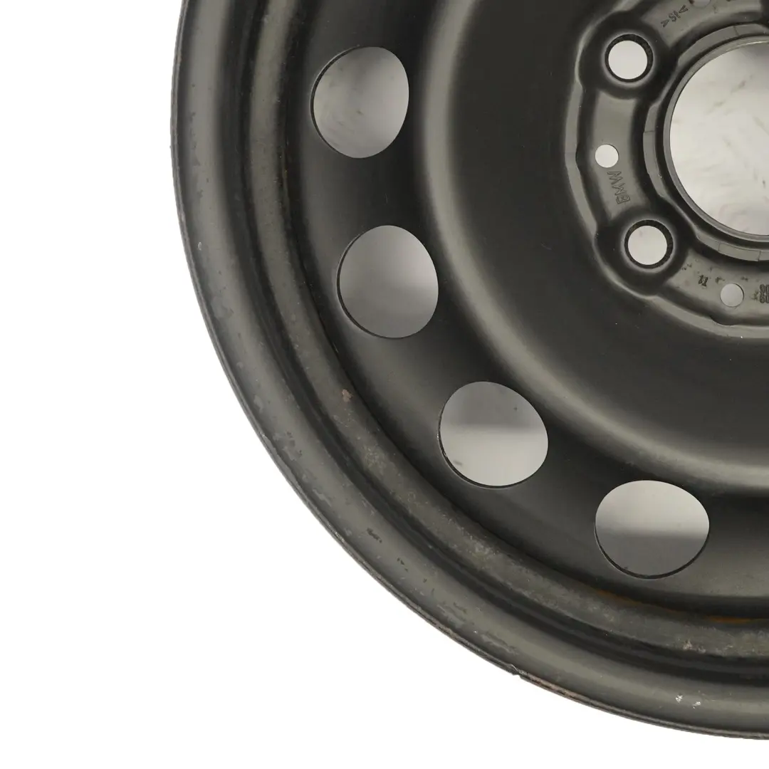Cerchio in acciaio nero 16" 7J ET:34 per BMW Serie 3 E90 E91 E92 E93 con numero di parte 6775592 BMW Serie 3 E90 E91 E92 E93 Cerchio in acciaio nero 16" 7J ET:34 - SKU 6775592-1 - Numero di parte 6775592
