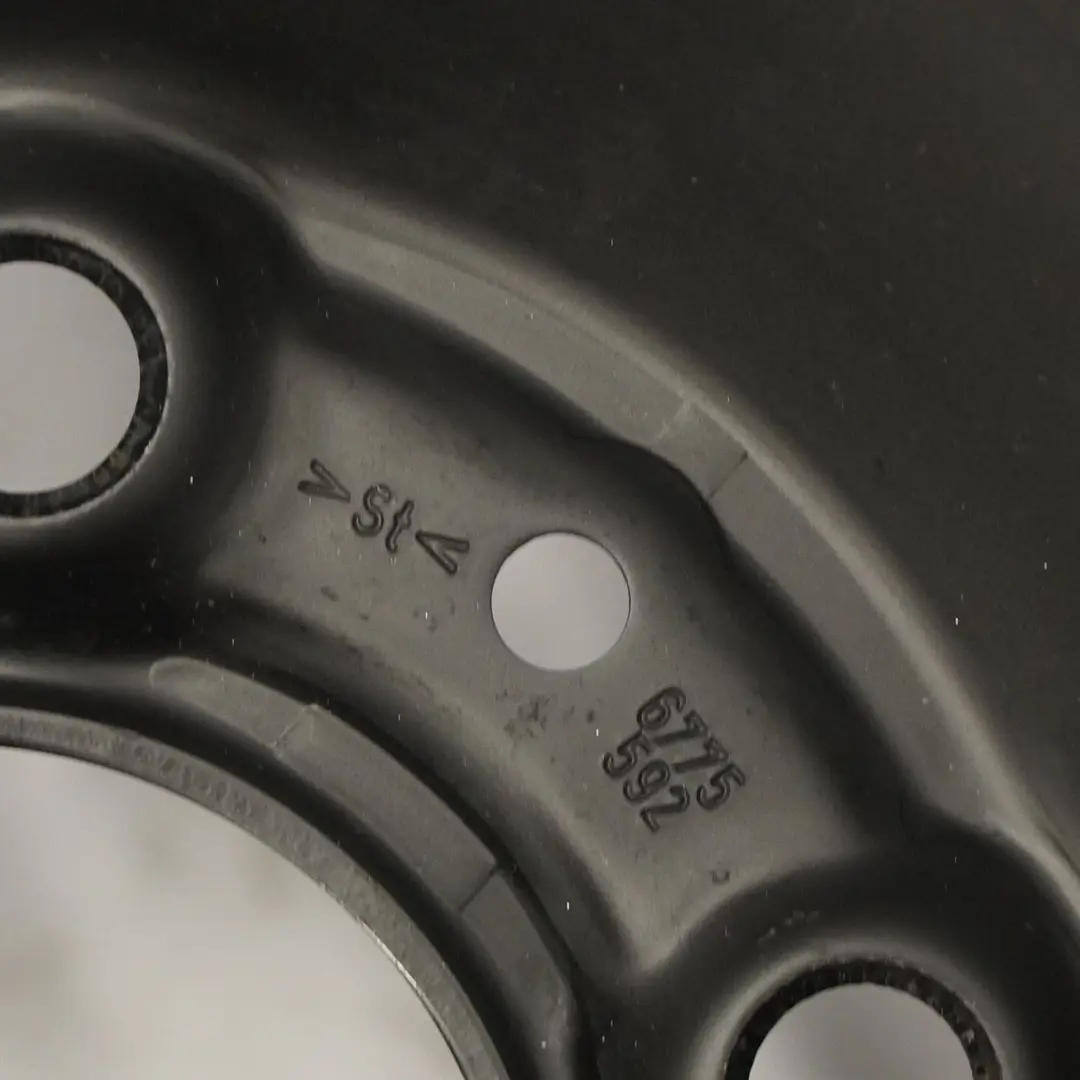 BMW E90 E91 E92 Stahl Felge Felgen Schwarz Stahlfelgenrad 16" 7J ET:34 - SKU 6775592-1 - Teilenummer 6775592