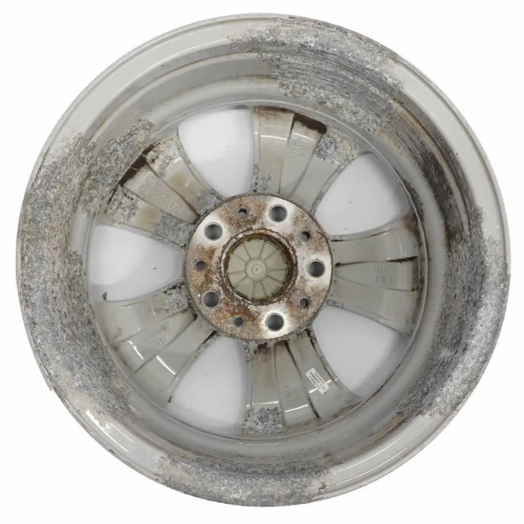 Silberne Leichtmetallfelge 16" 7J ET:34 M Spider Speiche 155 für BMW E90 E91 mit Teilenummer 6775594 BMW E90 E91 Silberne Leichtmetallfelge 16" 7J ET:34 M Spider Speiche 155 - SKU 6775594-1 - Teilenummer 6775594