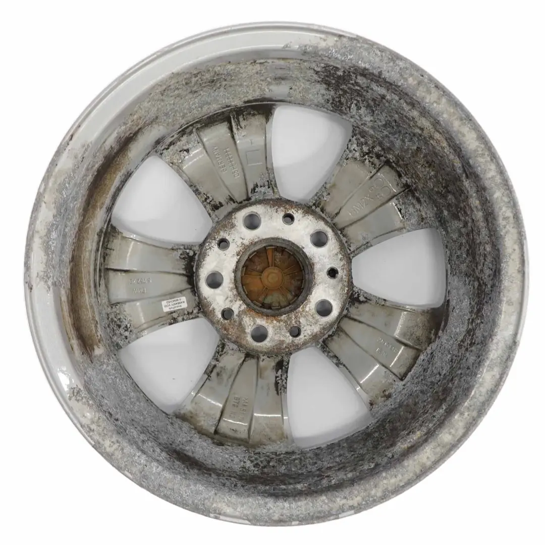 BMW E90 E91 Silver Alloy Wheel Rim 16" 7J ET:34 M Spider Spoke 155 - SKU 6775594-2 - Part number 6775594