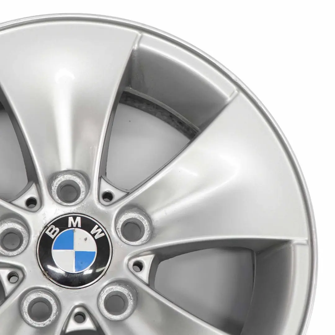 BMW E90 E91 Silver Alloy Wheel Rim 16" 7J ET:34 M Spider Spoke 155 - SKU 6775594-3 - Part number 6775594