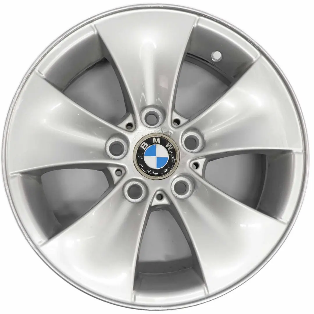 BMW E90 E91 Silver Alloy Wheel Rim 16" 7J ET:34 M Spider Spoke 155 - SKU 6775594-4 - Part number 6775594