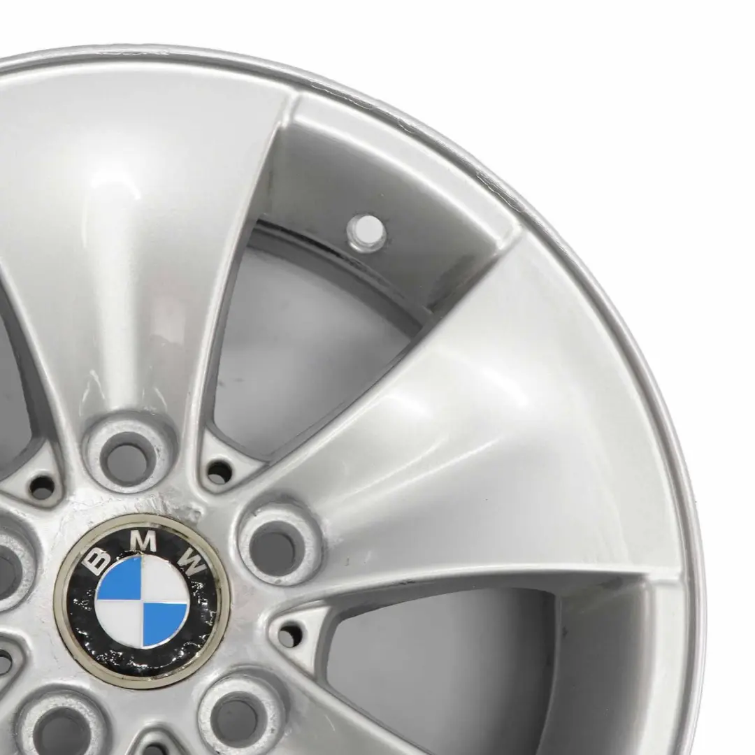 BMW E90 E91 Silver Alloy Wheel Rim 16" 7J ET:34 M Spider Spoke 155 - SKU 6775594-4 - Part number 6775594
