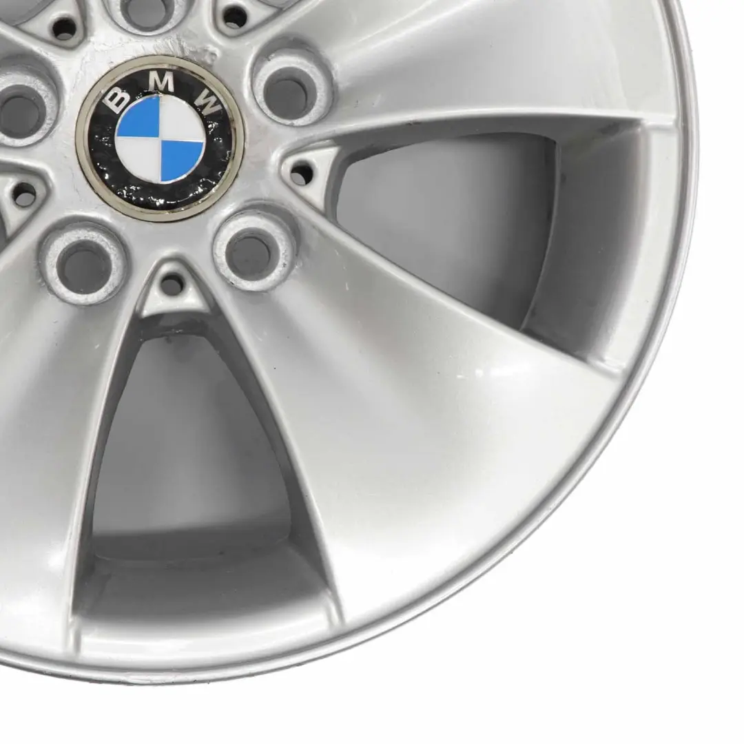 BMW E90 E91 Silver Alloy Wheel Rim 16" 7J ET:34 M Spider Spoke 155 - SKU 6775594-4 - Part number 6775594