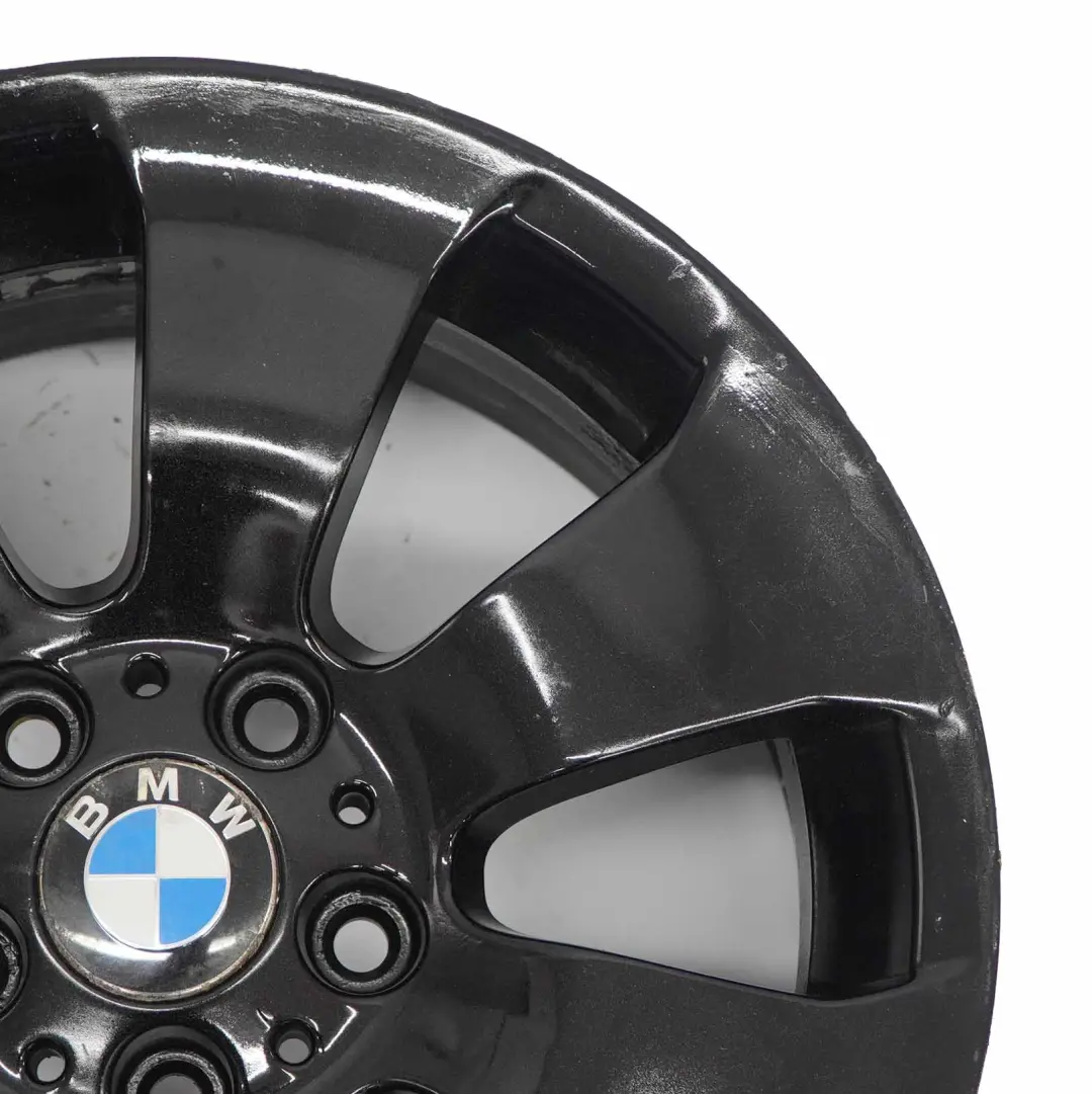Reihe E90 E91 E92 Schwarz Alu Felge Alufelge 17" 8J ET:34 für BMW 3 mit Teilenummer 6775596 BMW 3 Reihe E90 E91 E92 Schwarz Alu Felge Alufelge 17" 8J ET:34 - SKU 6775596-6 - Teilenummer 6775596