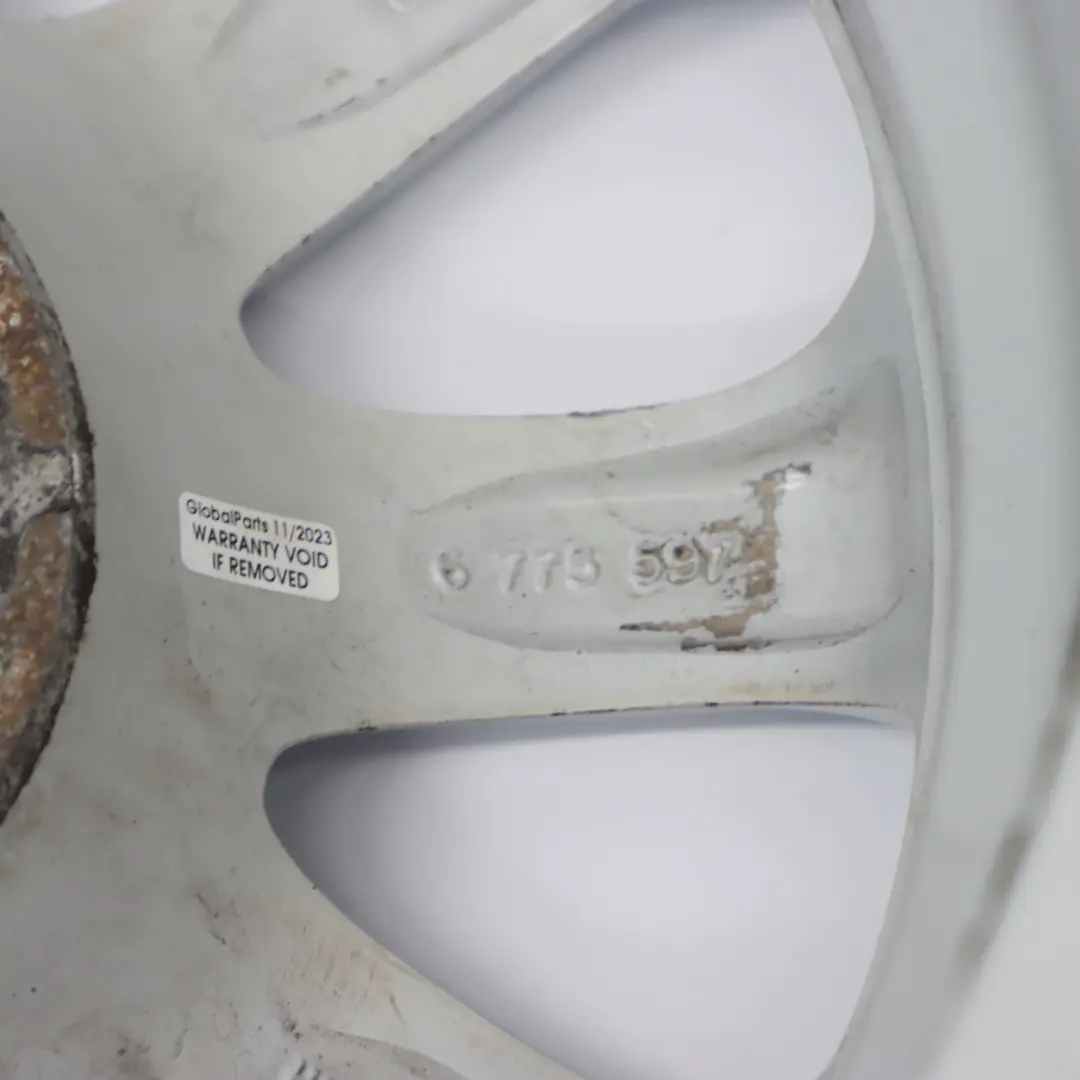 Alufelge Alu Felge Spinnespeiche 159 17" ET:34 8J für BMW 3 er E90 E91 E92 mit Teilenummer 6775597 BMW 3 er E90 E91 E92 Alufelge Alu Felge Spinnespeiche 159 17" ET:34 8J - SKU 6775597-1 - Teilenummer 6775597