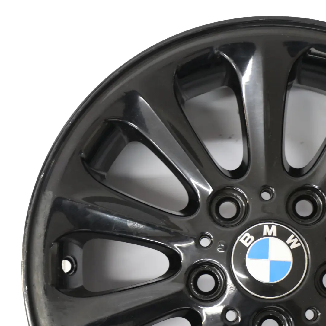 BMW E81 E82 E87 E88 Jante alliage noire 16" Spider Spoke 139 6,5J - SKU 6775618-5 - Numéro de pièce 6775618