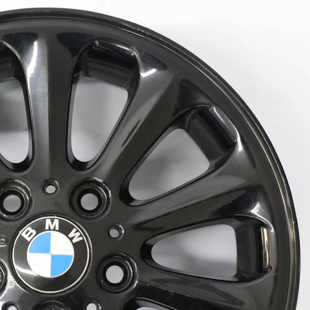 BMW E81 E82 E87 E88 Jante alliage noire 16" Spider Spoke 139 6,5J - SKU 6775618-5 - Numéro de pièce 6775618