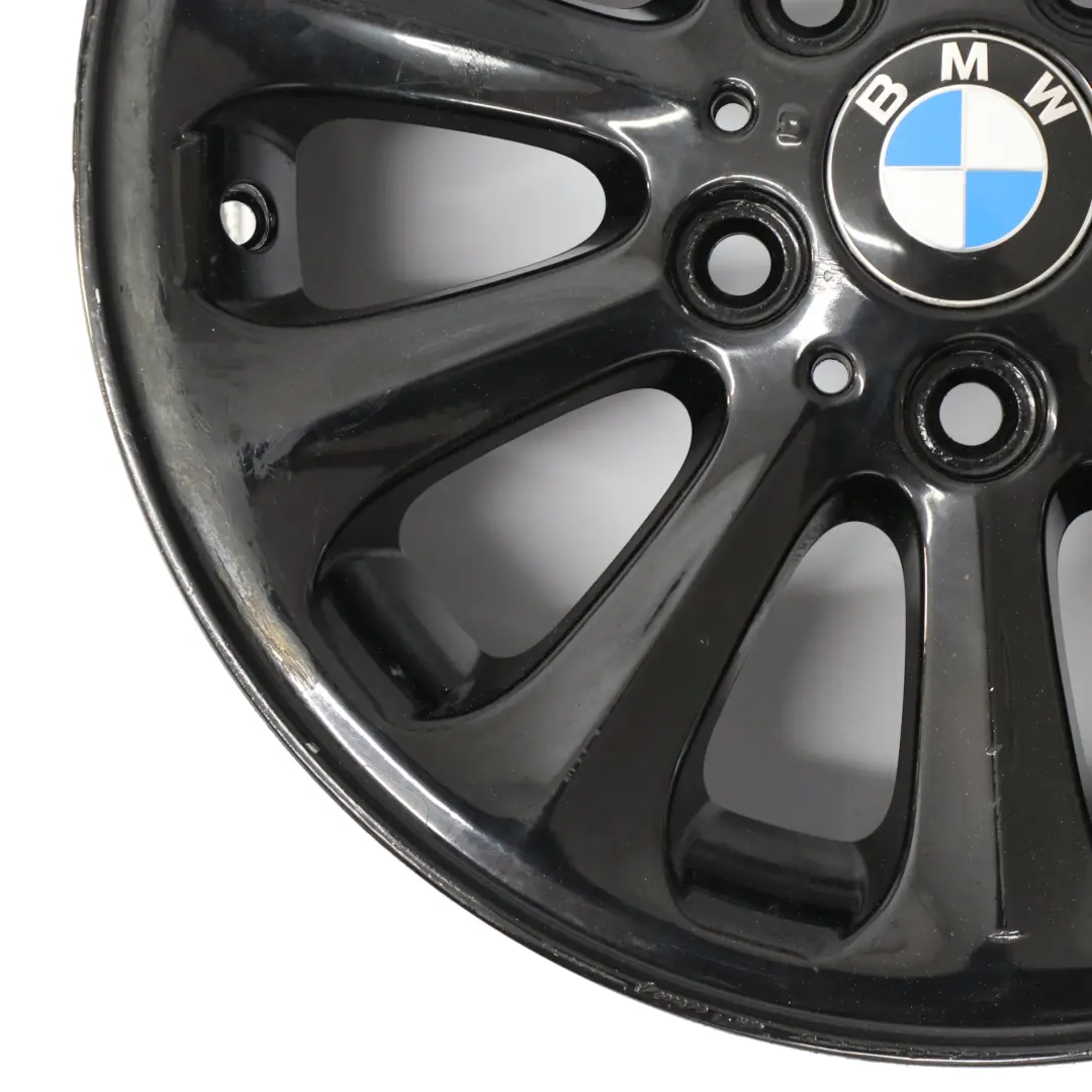 BMW E81 E82 E87 E88 Jante alliage noire 16" Spider Spoke 139 6,5J - SKU 6775618-5 - Numéro de pièce 6775618