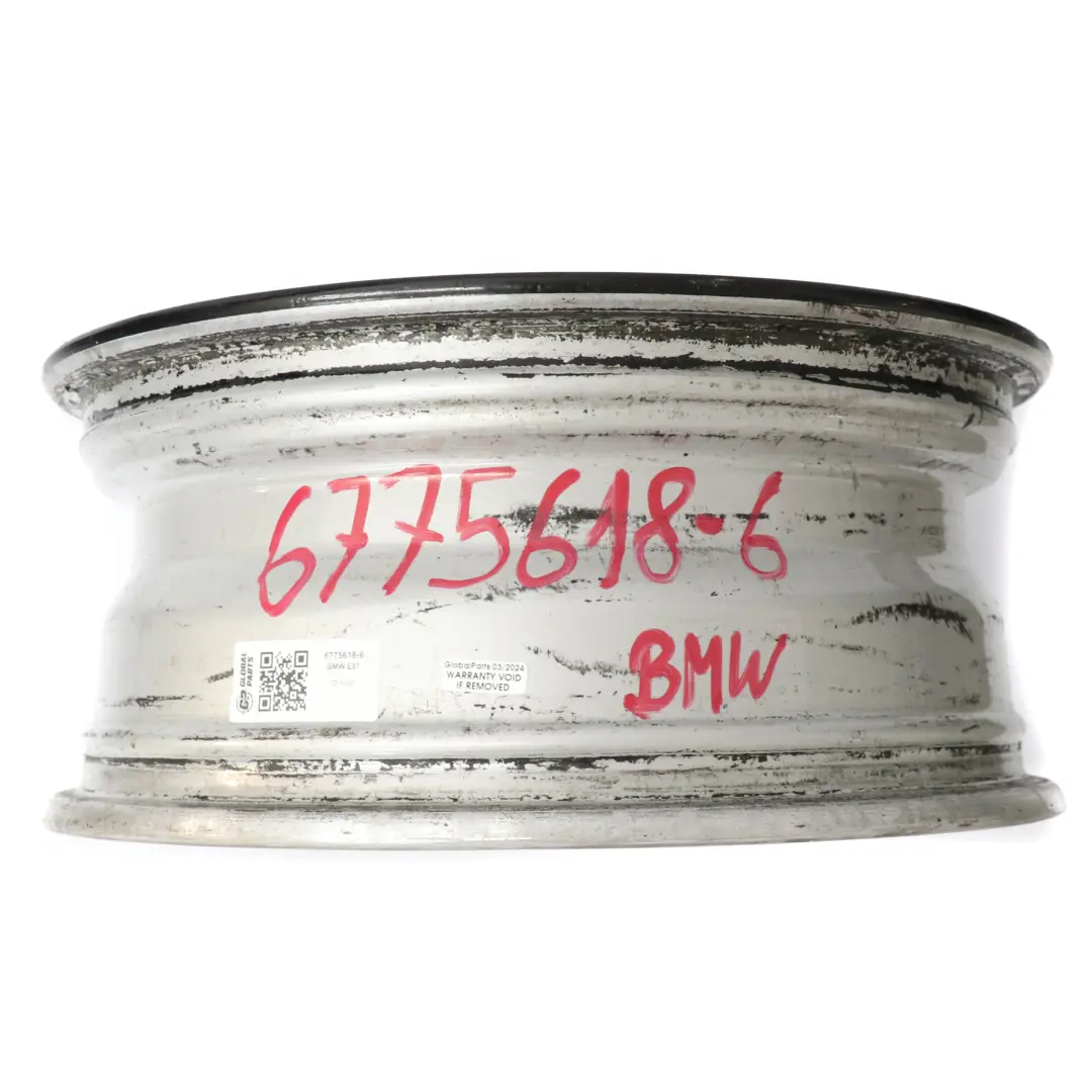 Alloy Wheel Rim 16" Spider Spoke 139 6,5J to BMW E81 E82 E87 E88 Black with Part number 6775618 BMW E81 E82 E87 E88 Black Alloy Wheel Rim 16" Spider Spoke 139 6,5J - SKU 6775618-6 - Part number 6775618