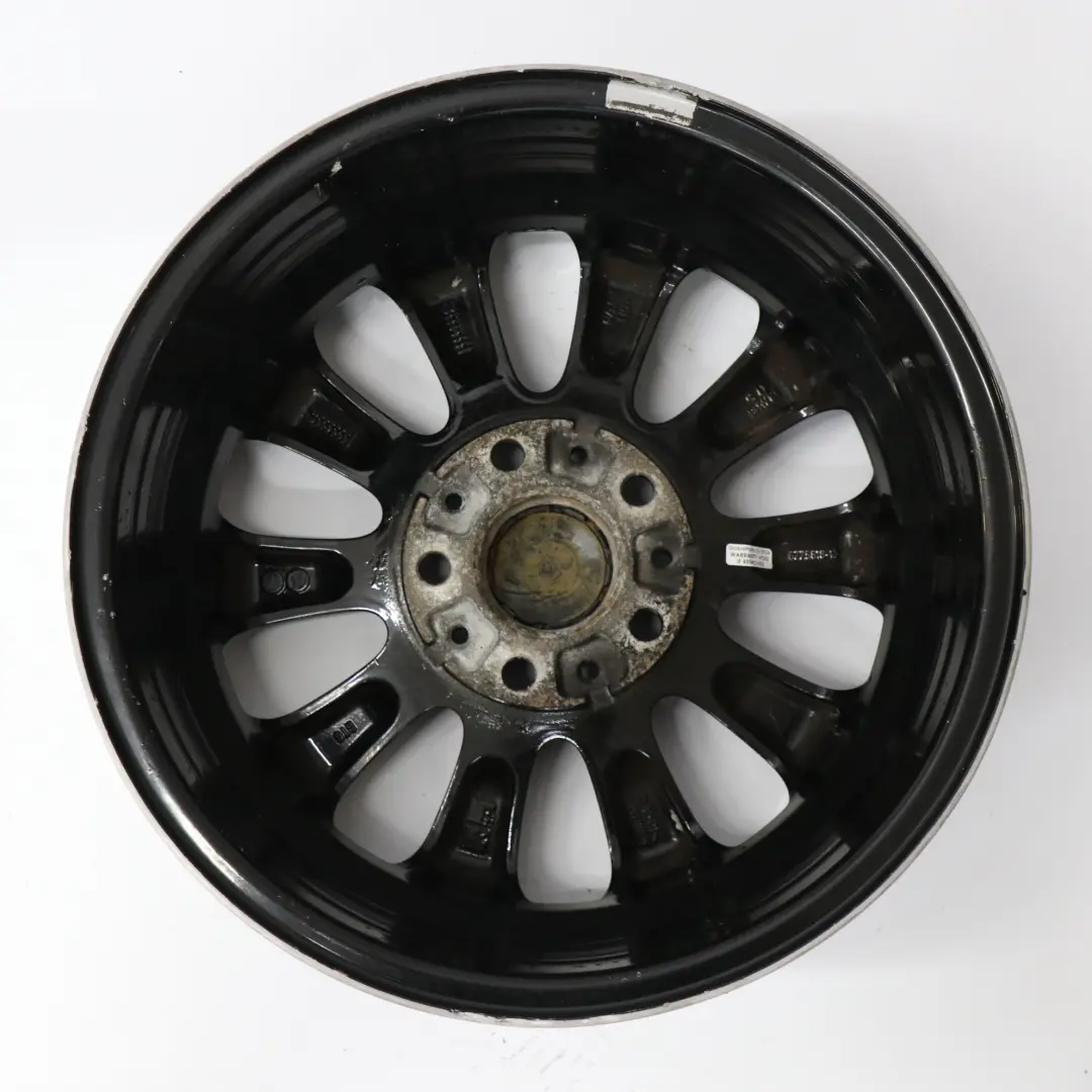 BMW E81 E82 E87 E88 Llanta de aleación negra 16" Spider Spoke 139 6,5J - SKU 6775618-6 - Número de pieza 6775618