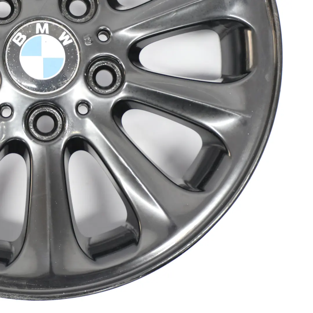 Alloy Wheel Rim 16" Spider Spoke 139 6,5J to BMW E81 E82 E87 E88 Black with Part number 6775618 BMW E81 E82 E87 E88 Black Alloy Wheel Rim 16" Spider Spoke 139 6,5J - SKU 6775618-7 - Part number 6775618