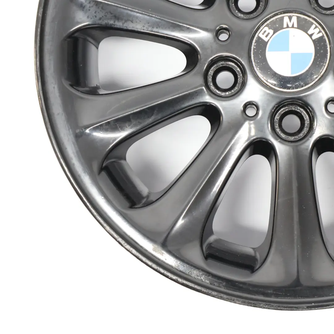 Alloy Wheel Rim 16" Spider Spoke 139 6,5J to BMW E81 E82 E87 E88 Black with Part number 6775618 BMW E81 E82 E87 E88 Black Alloy Wheel Rim 16" Spider Spoke 139 6,5J - SKU 6775618-7 - Part number 6775618