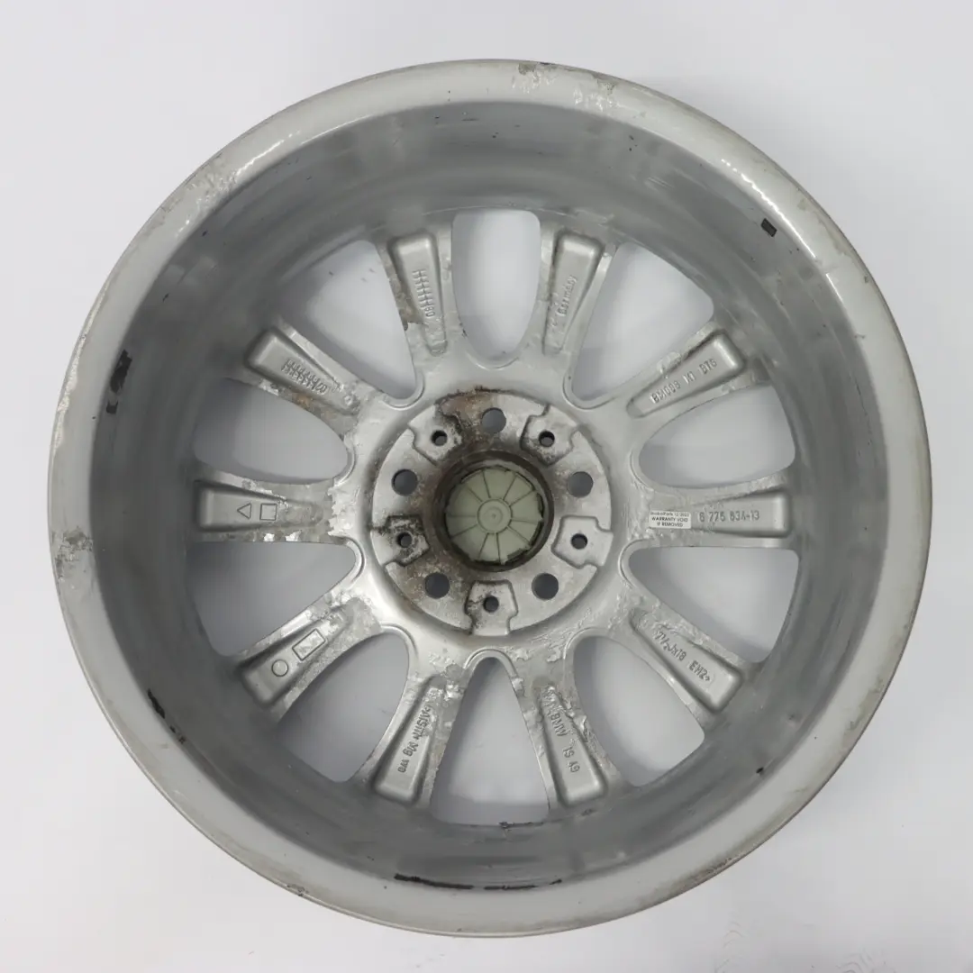 BMW E87 LCI Silver Light Alloy Wheel Rim 18" M V-Spoke 217 7,5J ET:49 - SKU 6775634-2 - Part number 6775634