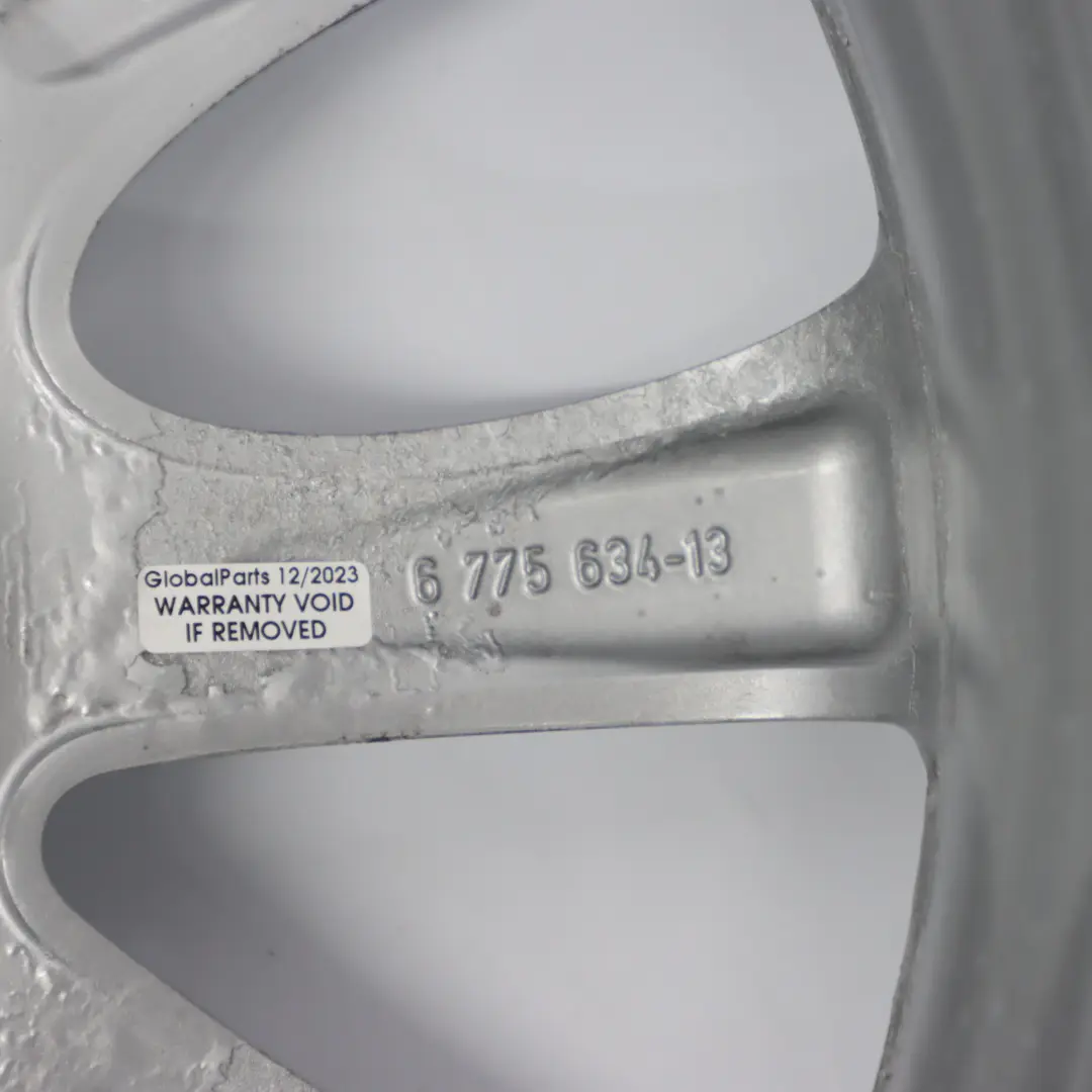 BMW E87 LCI Jante en alliage leger argente 18" M rayons V 217 7,5J ET:49 - SKU 6775634-2 - Numéro de pièce 6775634