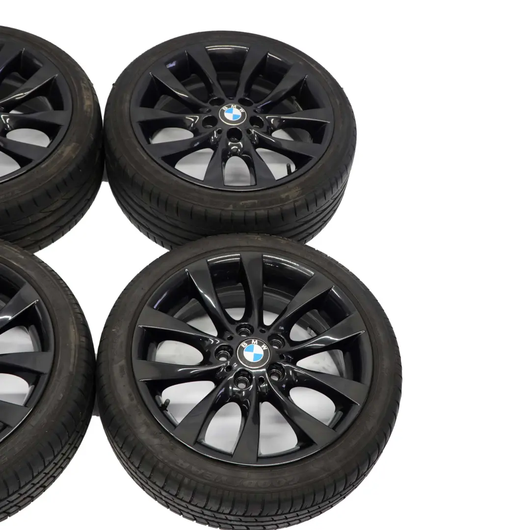 Complete Set 4x Wheel Rim with Tyres 18" 7,5J / 8,5J M V-spoke 217 to BMW E81 E87 with Part number 6775634/6779380 BMW E81 E87 Complete Set 4x Wheel Rim with Tyres 18" 7,5J / 8,5J M V-spoke 217 - SKU 6775634-6779380 - Part number 6775634/6779380
