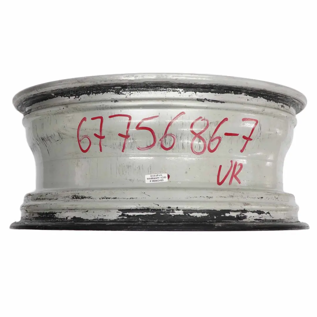 Rim Mini Cooper R50 R56 Black Alloy 17" 7J ET:48 Web Cross Spoke 98 to Wheel with Part number 6775686 Wheel Rim Mini Cooper R50 R56 Black Alloy 17" 7J ET:48 Web Cross Spoke 98 - SKU 6775686-7 - Part number 6775686