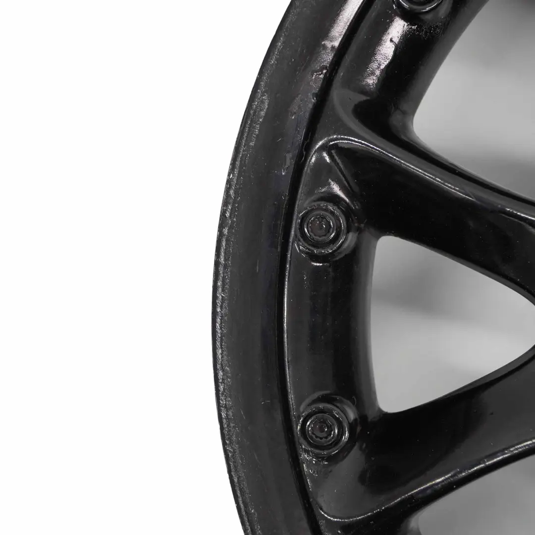 Wheel Rim Mini Cooper R50 R56 Black Alloy 17" 7J ET:48 Web Cross Spoke 98 - SKU 6775686-7 - Part number 6775686