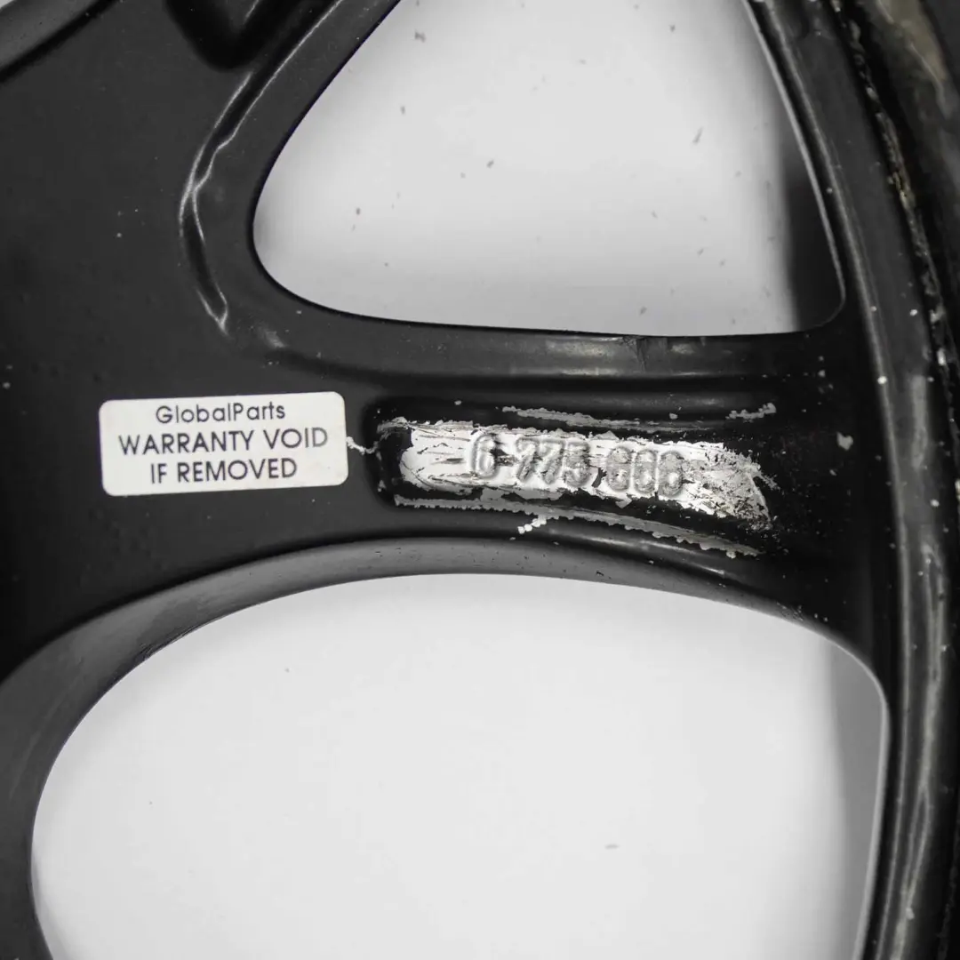 Rim Mini Cooper R50 R56 Black Alloy 17" 7J ET:48 Web Cross Spoke 98 to Wheel with Part number 6775686 Wheel Rim Mini Cooper R50 R56 Black Alloy 17" 7J ET:48 Web Cross Spoke 98 - SKU 6775686-7 - Part number 6775686