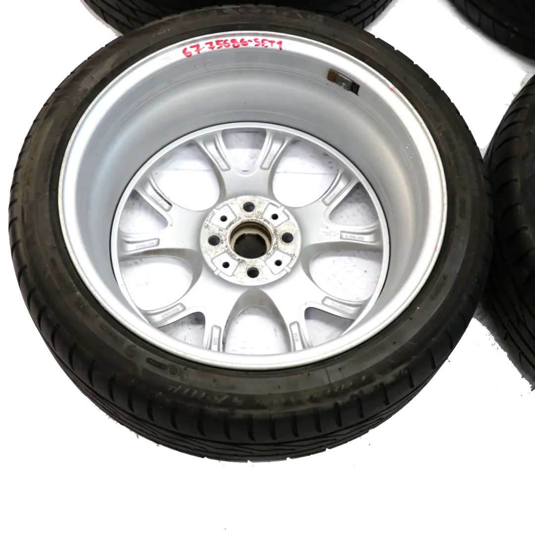 Kit 4x Roue Jantes D'Alu en Alliage Avec Pneu 17" 7J Web Spoke pour Mini R50 R53 R56 à propos du numéro de pièce 6775686 Mini R50 R53 R56 Kit 4x Roue Jantes D'Alu en Alliage Avec Pneu 17" 7J Web Spoke - SKU 6775686-SET1 - Numéro de pièce 6775686
