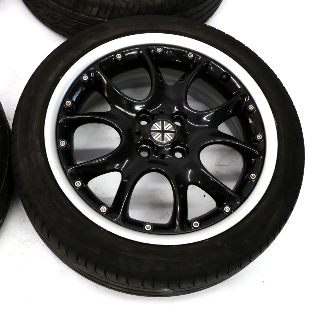 Mini R50 R56 Set Complete 4x Wheel Alloy Rim Tyres 17" 7J Web Cross Spoke 98 - SKU 6775686-SET - Part number 6775686
