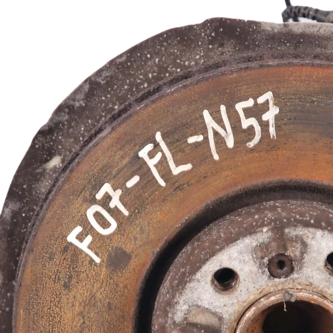 Front Left N/S Wheel Hub Suspension Carrier Brake Disc to BMW F01 F07 with Part number 6869870 BMW F01 F07 Front Left N/S Wheel Hub Suspension Carrier Brake Disc - SKU 6775767 - Part number 6869870