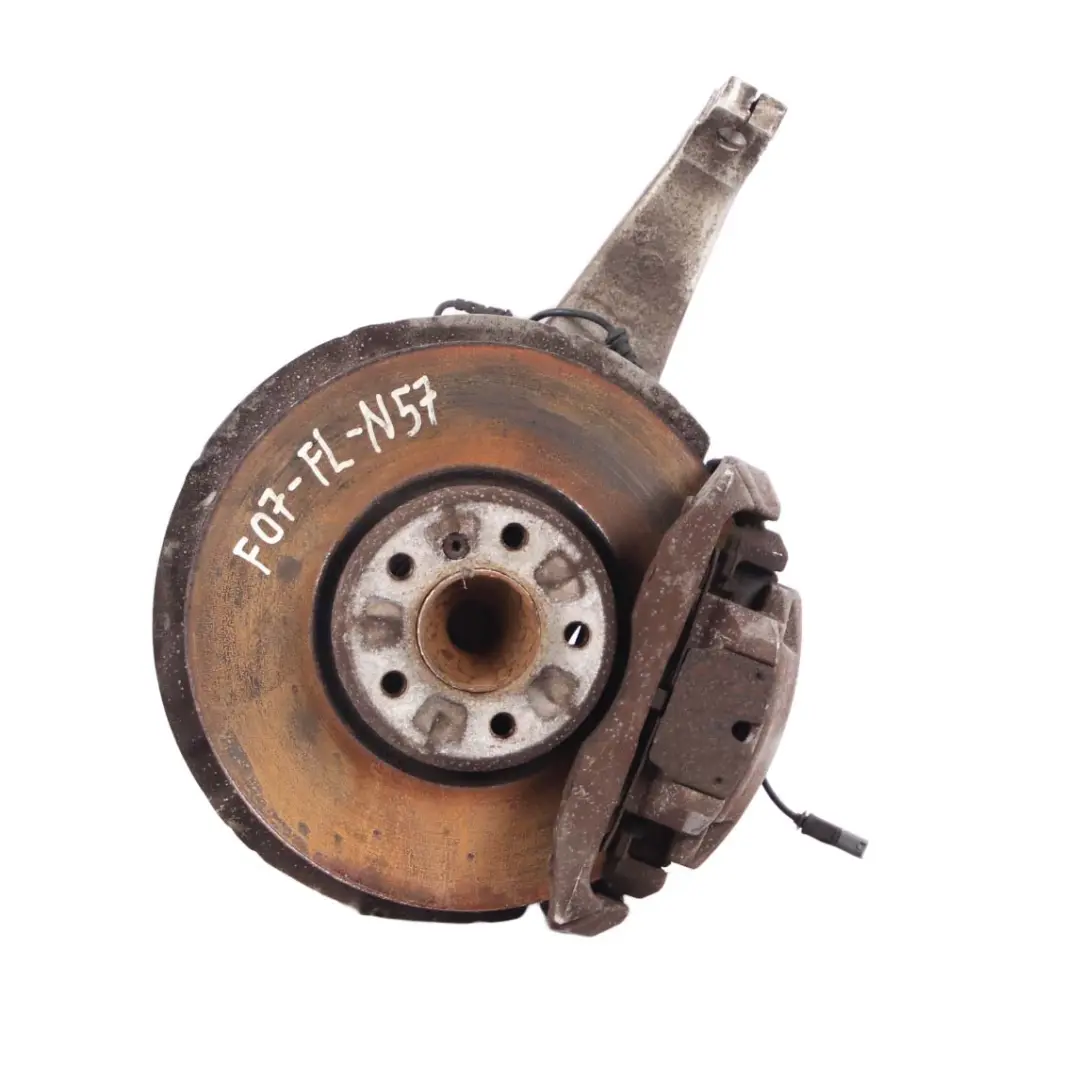 Front Left N/S Wheel Hub Suspension Carrier Brake Disc to BMW F01 F07 with Part number 6869870 BMW F01 F07 Front Left N/S Wheel Hub Suspension Carrier Brake Disc - SKU 6775767 - Part number 6869870