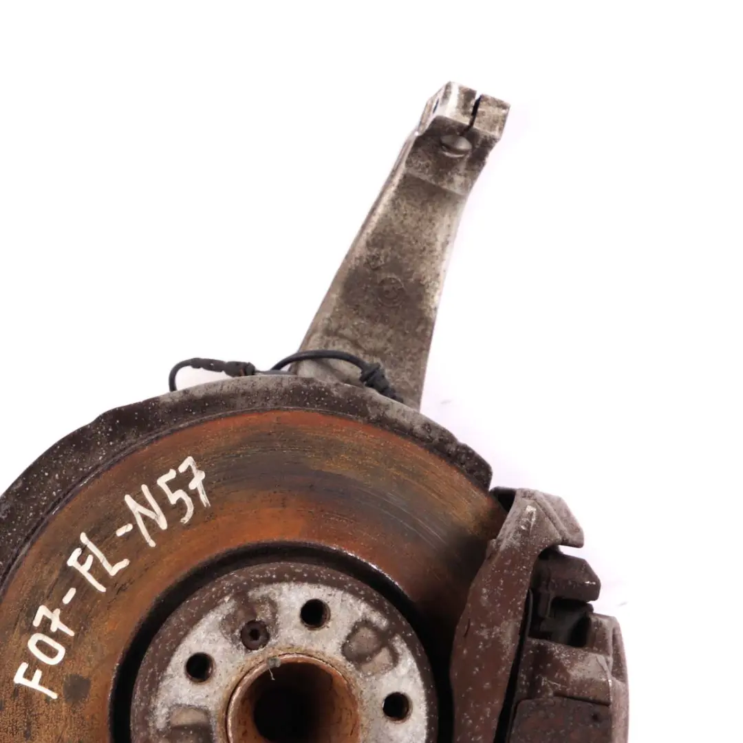 Front Left N/S Wheel Hub Suspension Carrier Brake Disc to BMW F01 F07 with Part number 6869870 BMW F01 F07 Front Left N/S Wheel Hub Suspension Carrier Brake Disc - SKU 6775767 - Part number 6869870